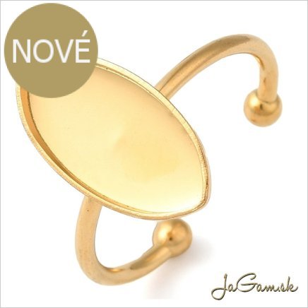 Základ na prsteň s lôžkom CHIRURGICKÁ OCEĽ 8x16mm, 1ks (CH1778g)